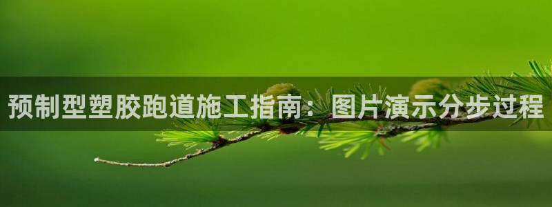 Z6尊龙凯时登录：预制型塑胶跑道施工指南：图片演示分