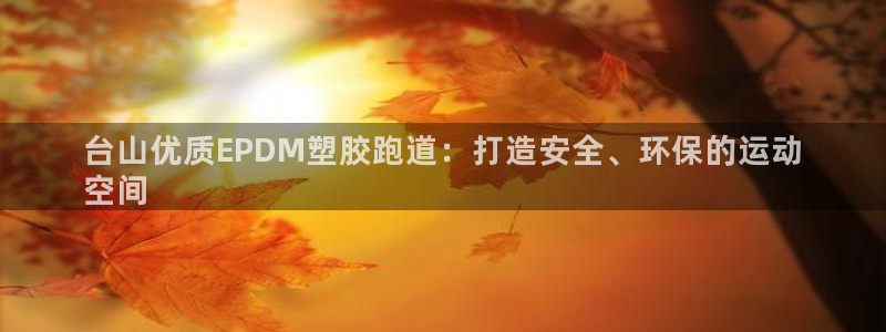 尊龙人生就是博登录：台山优质EPDM塑胶跑道：打造安全、环保的运动
空间