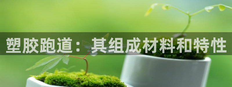 尊龙人生就是博登陆：塑胶跑道：其组成材料和特性