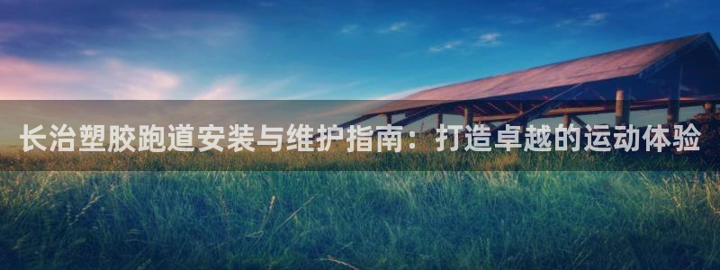 尊龙集团有限公司招聘：长治塑胶跑道安装与维护指南：打造卓越的运动体验
