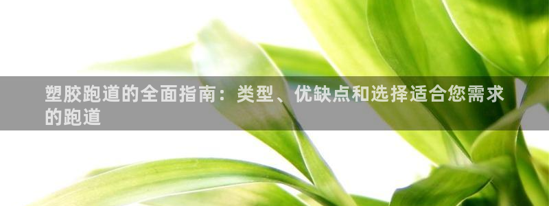 凯时官网联系方式：塑胶跑道的全面指南：类型、优缺点和选择适合您需求
的跑道