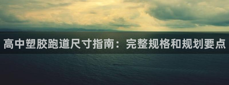 尊龙官方网站最新版V9.3.06介绍：高中塑胶跑道尺寸指南：完整规格和规划要点