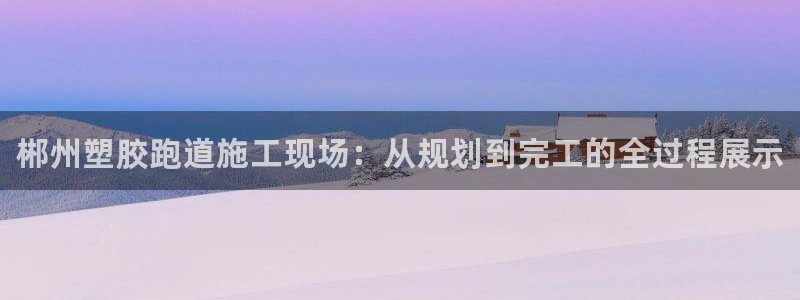 z6尊龙凯时旗：郴州塑胶跑道施工现场：从规划到完工的